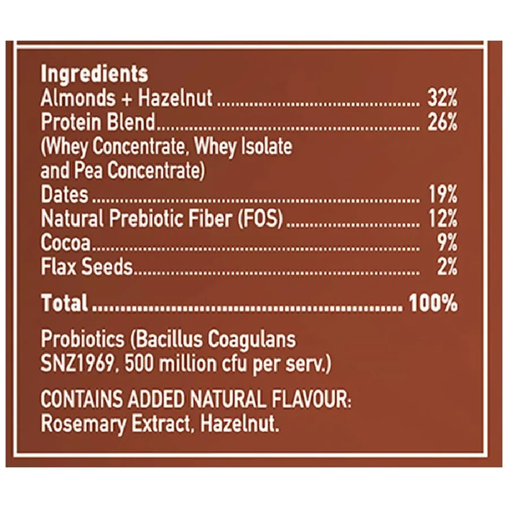 Yoga Bar 20g Protein Bars - Hazelnut, No Added Sugar, Loaded With Fibre, 70 g (Pack of 6)-3.webp